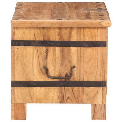 Baule 90x40x40 cm in Legno Massello di Acacia
