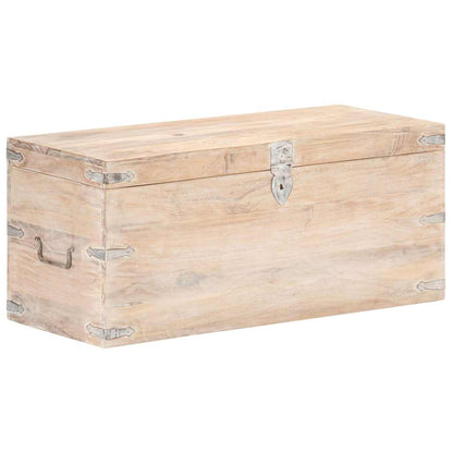 Baule 90x40x40 cm in Legno Massello di Acacia