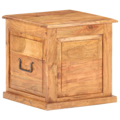 Baule 40x40x40 cm in Legno Massello di Acacia