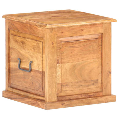 Baule 40x40x40 cm in Legno Massello di Acacia