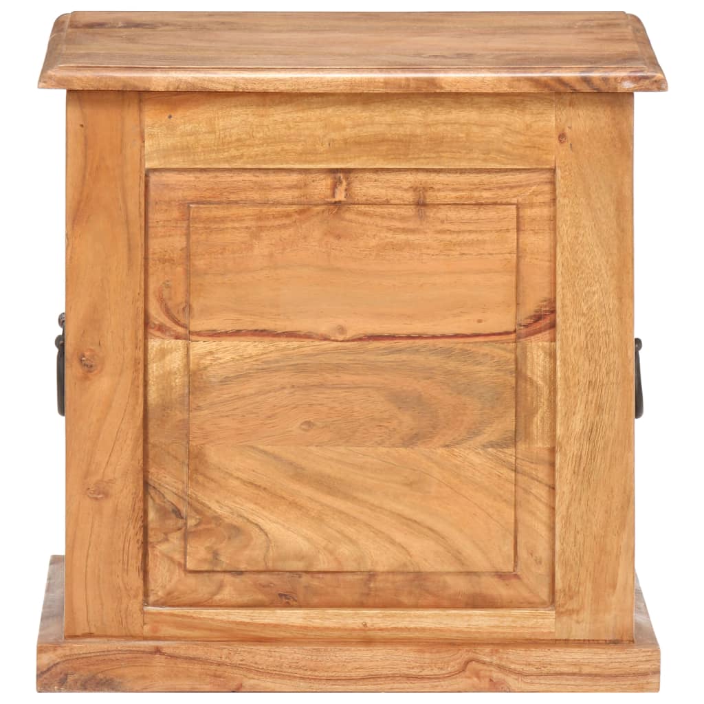 Baule 40x40x40 cm in Legno Massello di Acacia