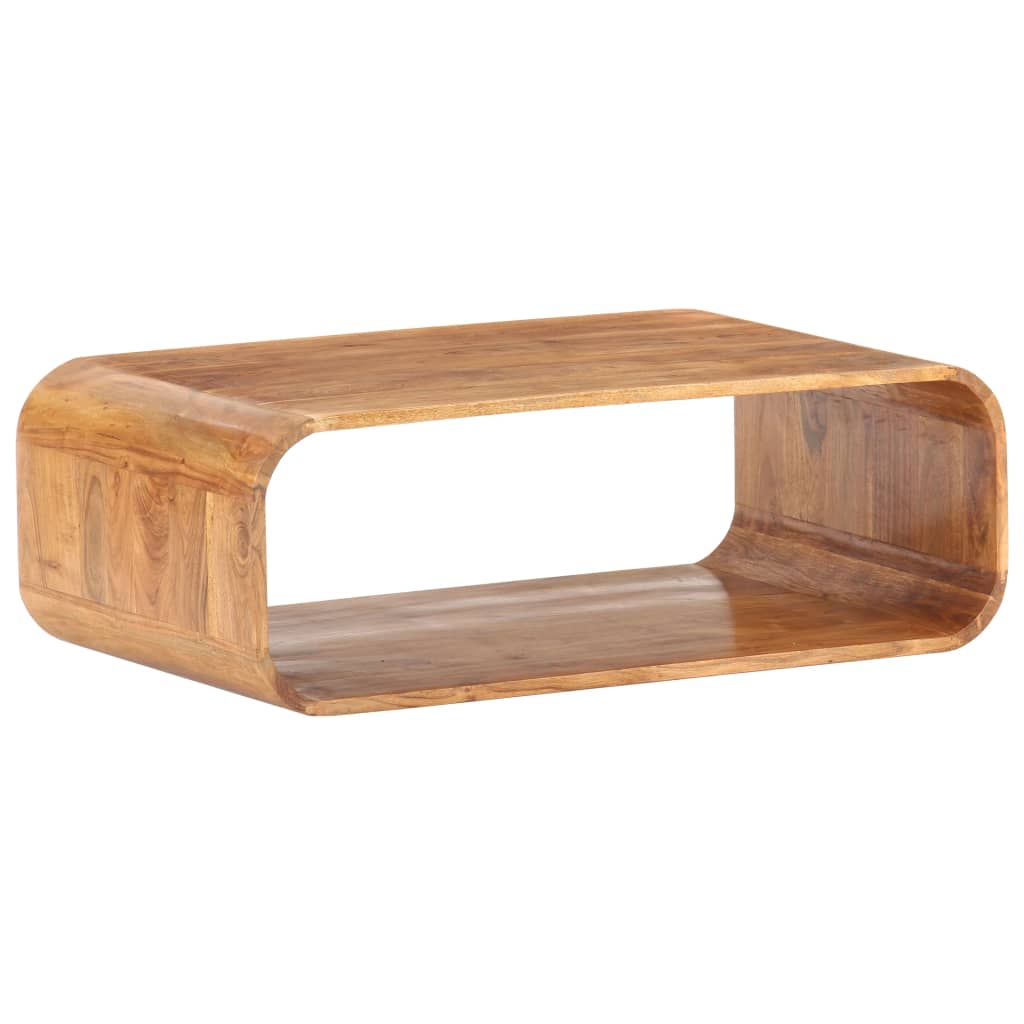 Tavolino da Salotto 90x50x30 cm in Legno Massello d'Acacia | homemem39