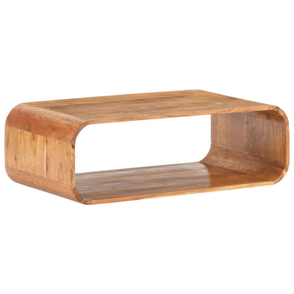 Tavolino da Salotto 90x50x30 cm in Legno Massello d'Acacia | homemem39