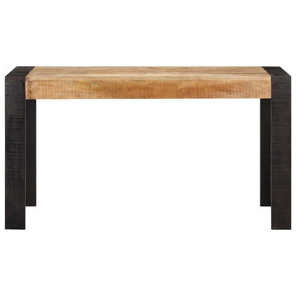 Tavolo da Pranzo 140x70x76 cm in Legno Massello di Mango Grezzo