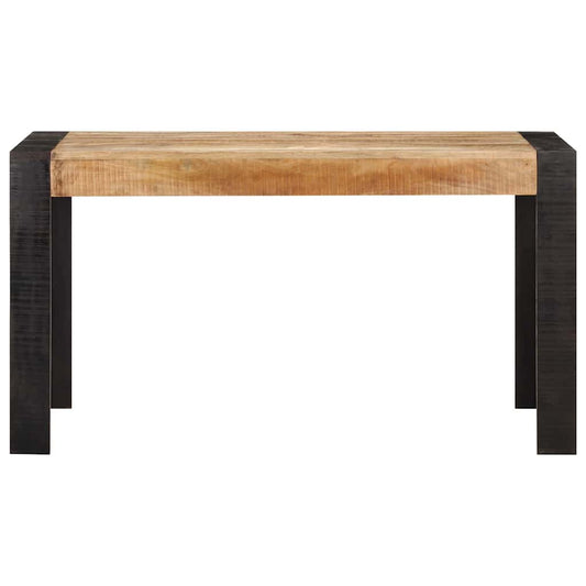 Tavolo da Pranzo 140x70x76 cm in Legno Massello di Mango Grezzo