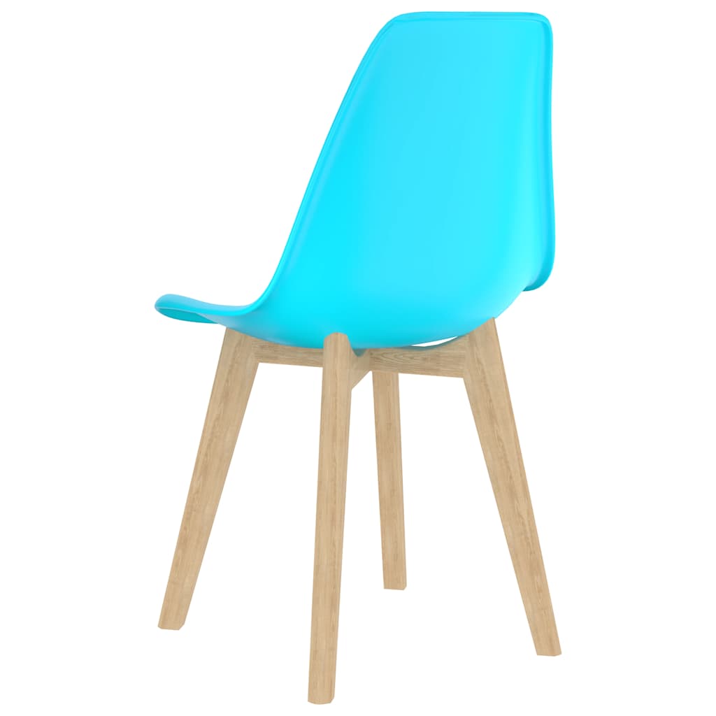 Sedie da Pranzo 6 pz Blu in Plastica | homemem39