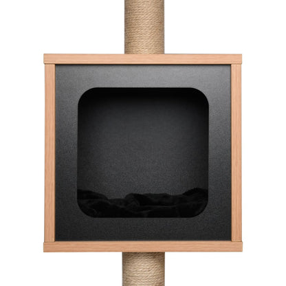 Albero per Gatti con Tappeto Tiragraffi in Sisal 123 cm | homemem39