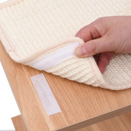Albero per Gatti con Tappeto Tiragraffi in Sisal 60 cm | homemem39