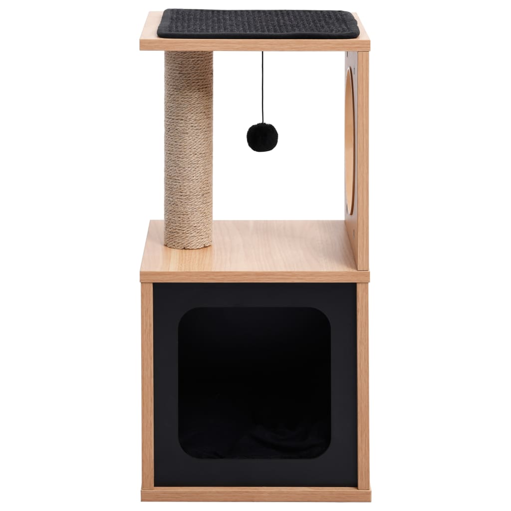 Albero per Gatti con Tappeto Tiragraffi in Sisal 60 cm - homemem39