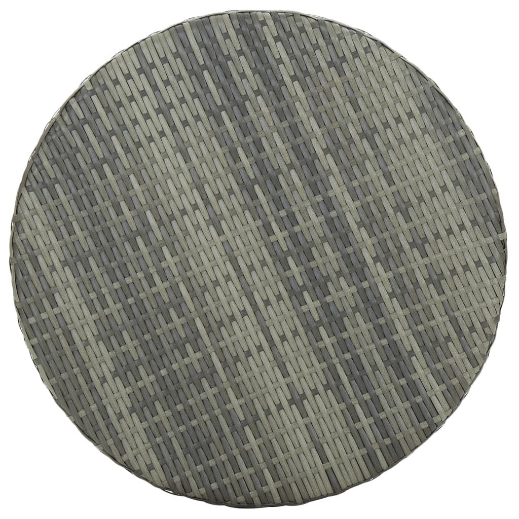 Gray Garden Table 60.5x106 cm in Polyrattan
