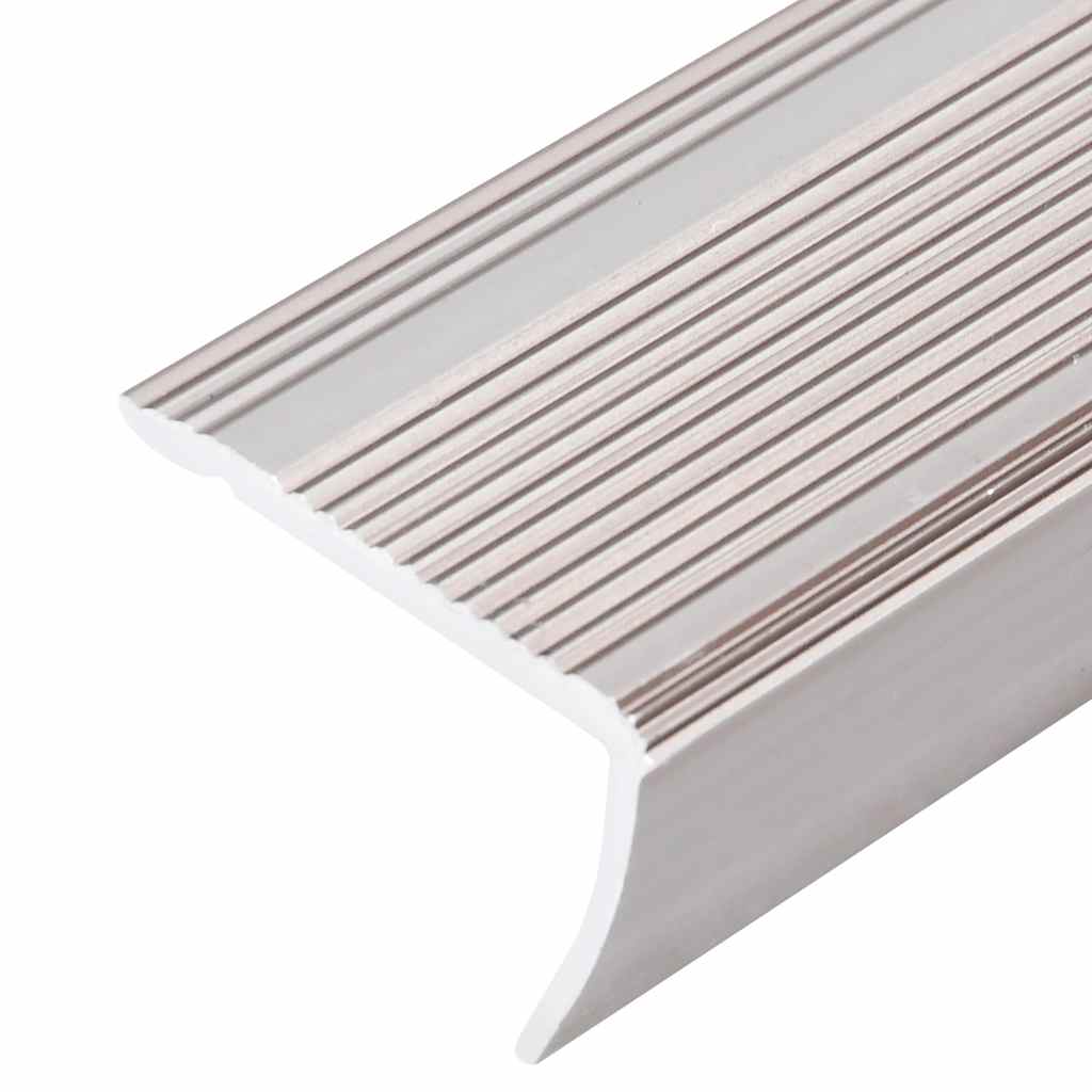 Profili a L per Gradini 5 pz in Alluminio 90 cm Champagne
