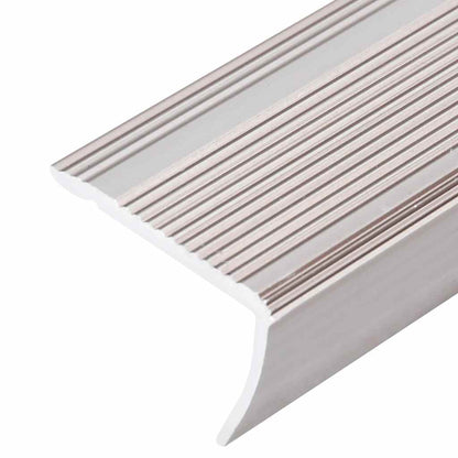 Profili a L per Gradini 5 pz in Alluminio 90 cm Champagne