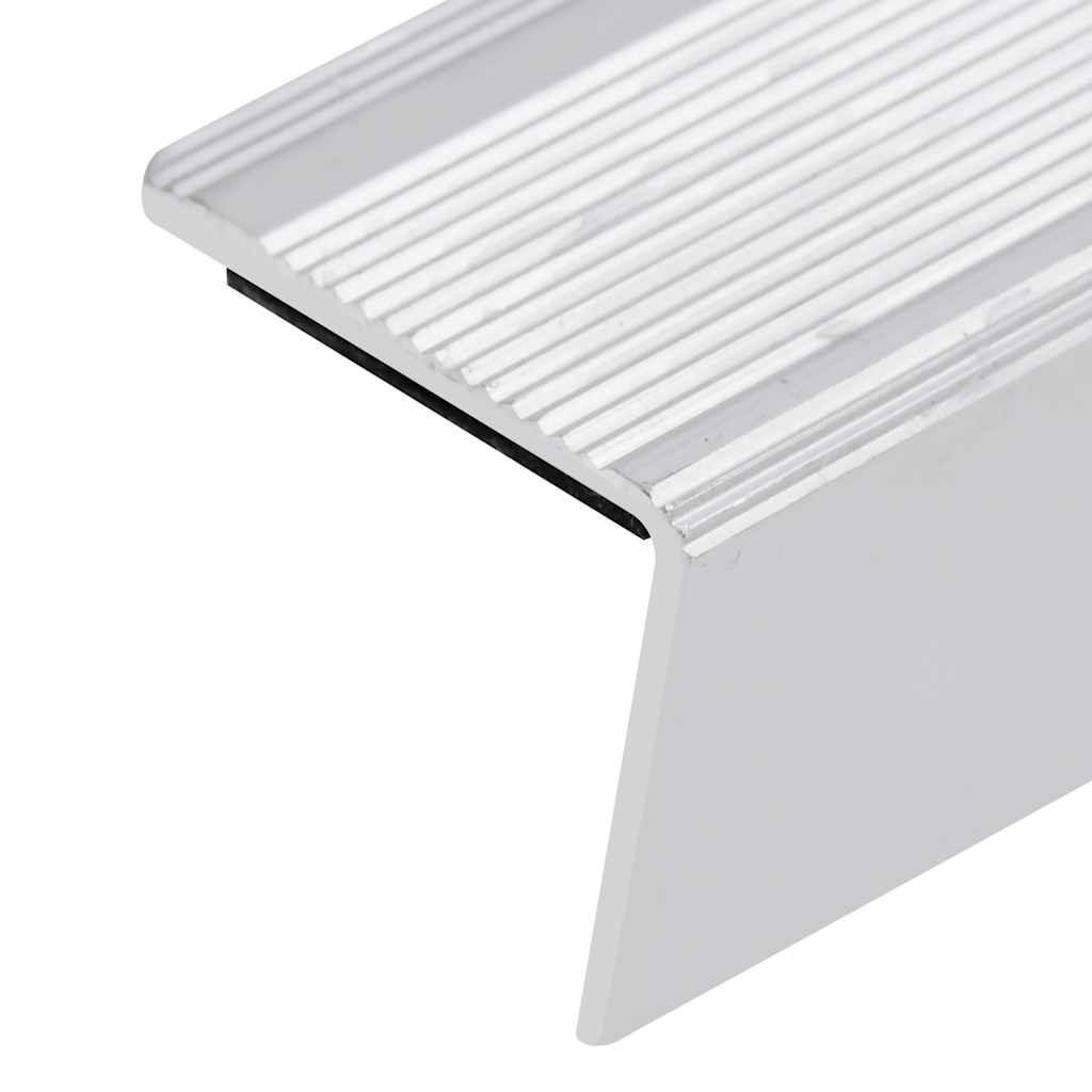 Profili a L per Gradini 5 pz in Alluminio 100 cm Argento | homemem39