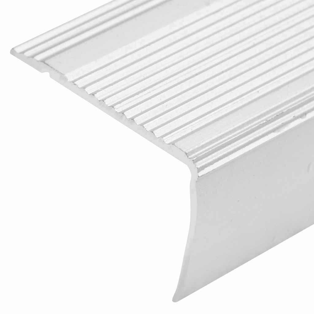 Profili a L per Gradini 15 pz in Alluminio 100 cm Argento | homemem39