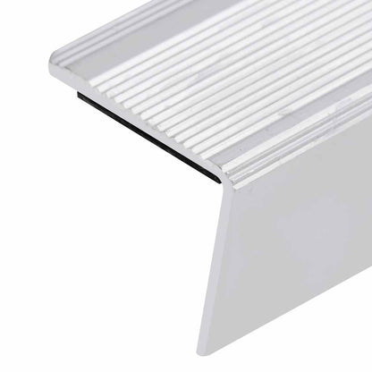 Profili a L per Gradini 15 pz in Alluminio 100 cm Argento | homemem39
