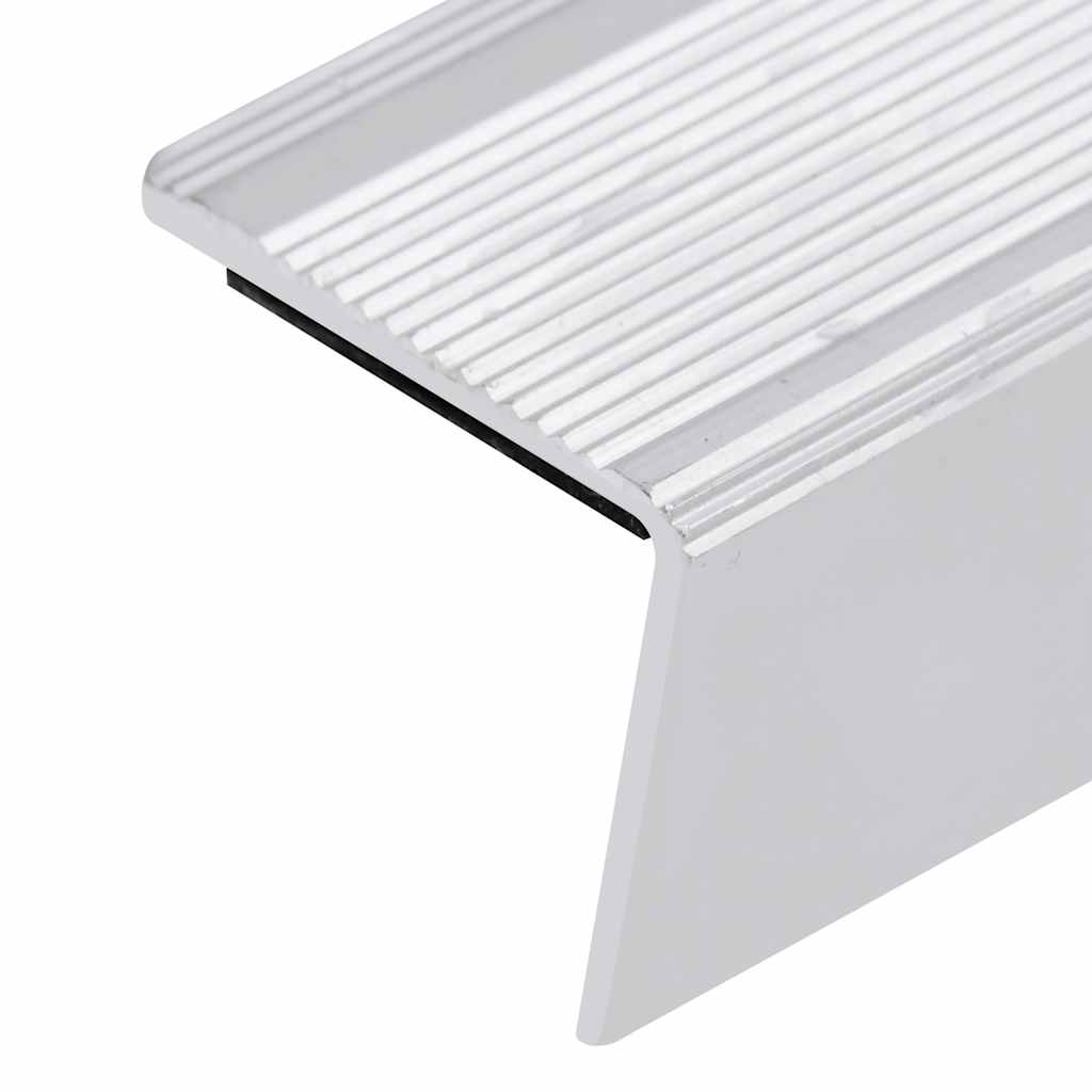 Profili a L per Gradini 5 pz in Alluminio 100 cm Argento | homemem39
