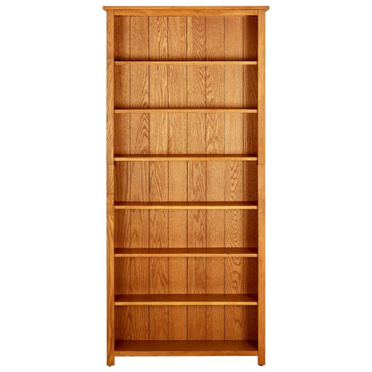 Libreria a 7 Ripiani 90x22,5x200 cm in Massello di Rovere | homemem39