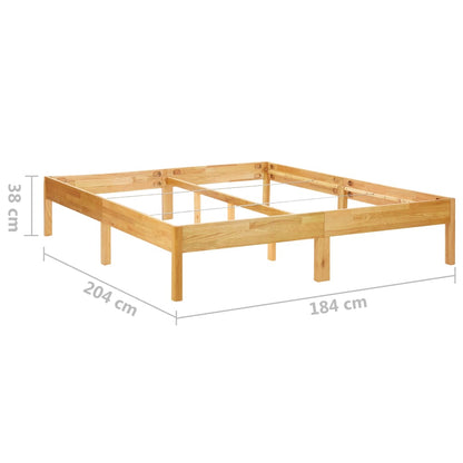 Giroletto in Legno Massello di Rovere 180x200 cm | homemem39