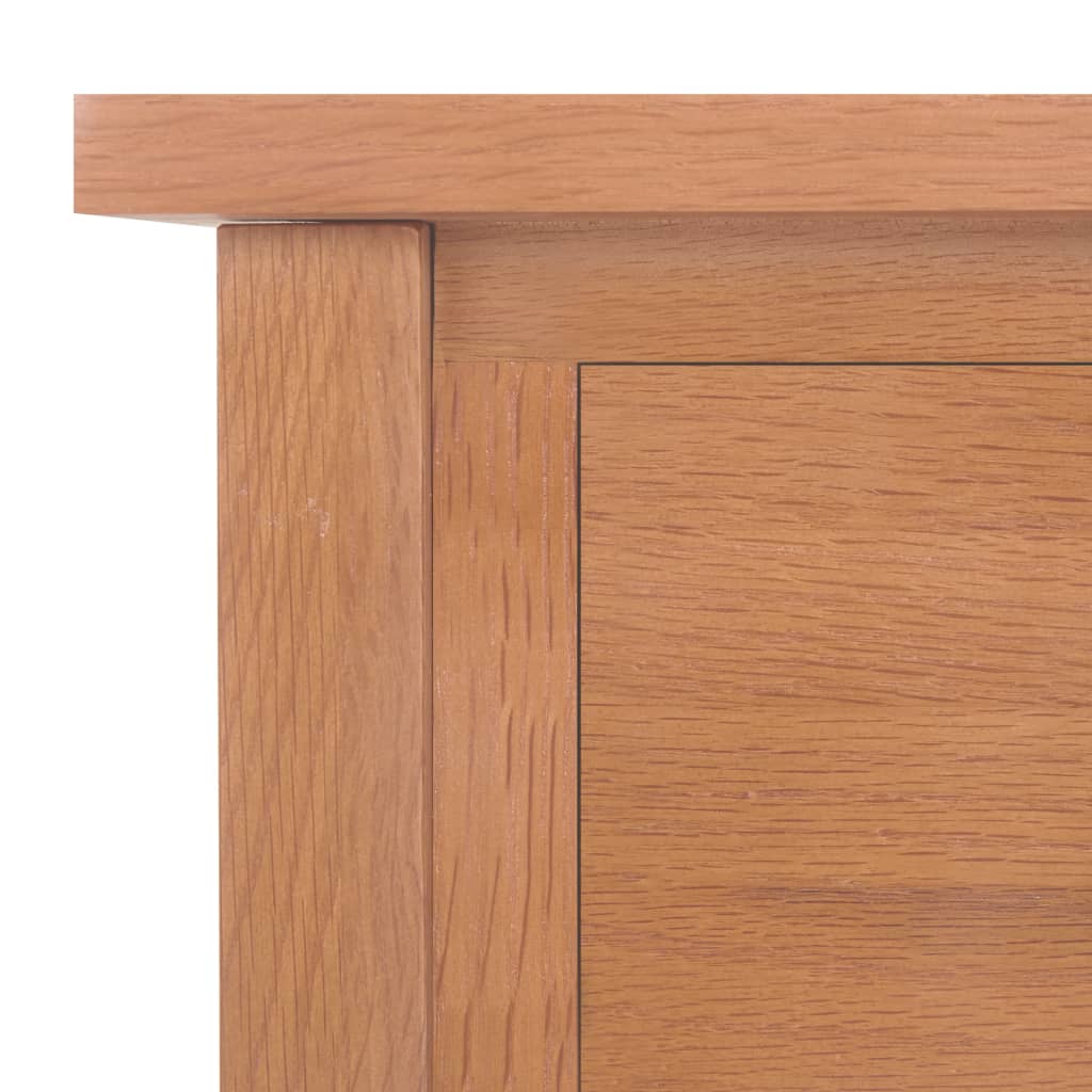 Tavolino Portariviste con Cassetto 35x27x55 cm Legno di Rovere | homemem39