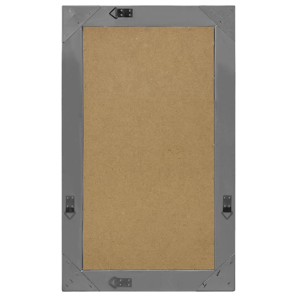 Specchio da Parete Stile Barocco 50x80 cm Nero - homemem39