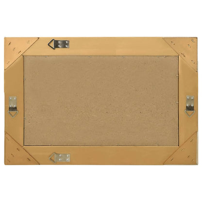 Specchio da Parete Stile Barocco 60x40 cm Oro - homemem39
