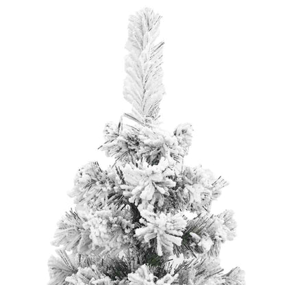 Albero di Natale Artificiale con Neve Fioccata Verde 150 cm PVC