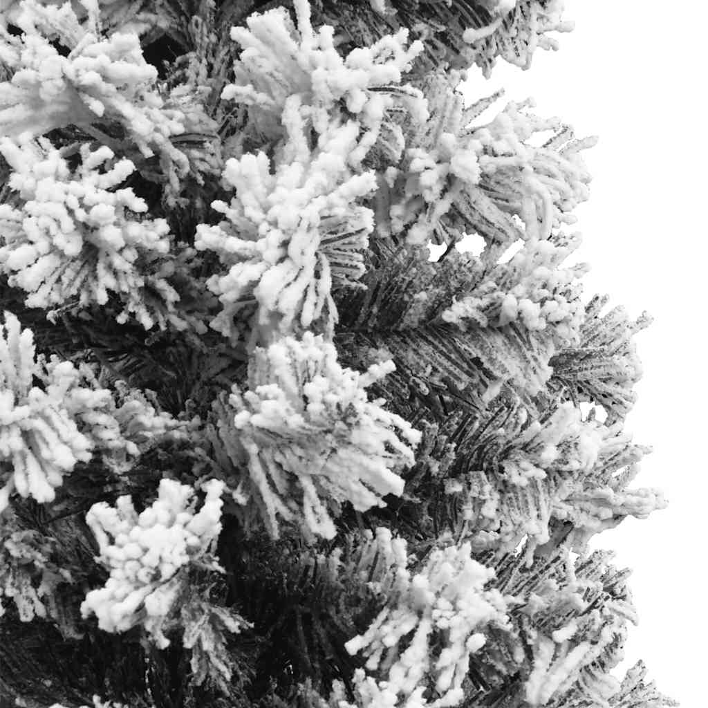 Albero di Natale Artificiale con Neve Fioccata Verde 150 cm PVC