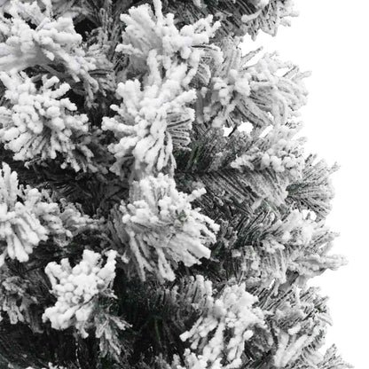 Albero di Natale Artificiale con Neve Fioccata Verde 240 cm PVC