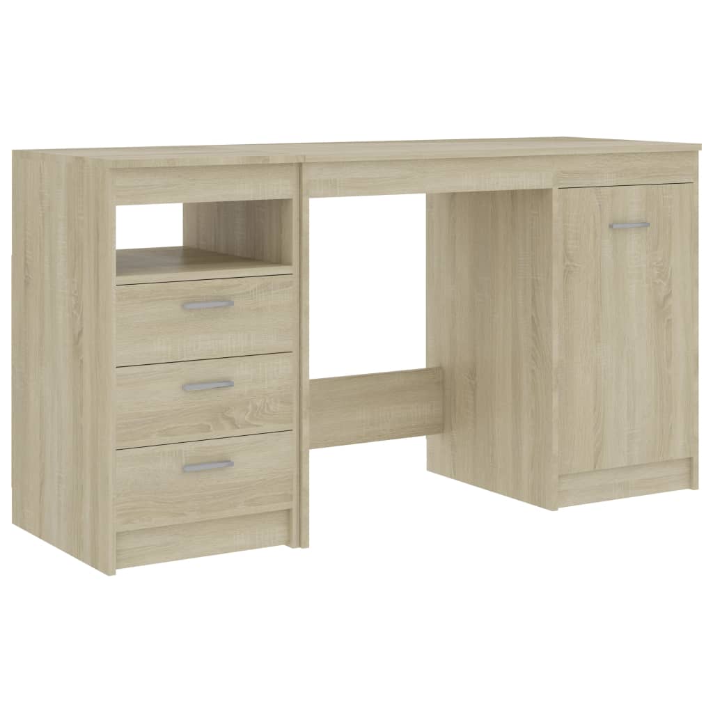 Scrivania Rovere Sonoma 140x50x76 cm in Truciolato | homemem39
