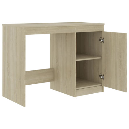 Scrivania Rovere Sonoma 140x50x76 cm in Truciolato - homemem39