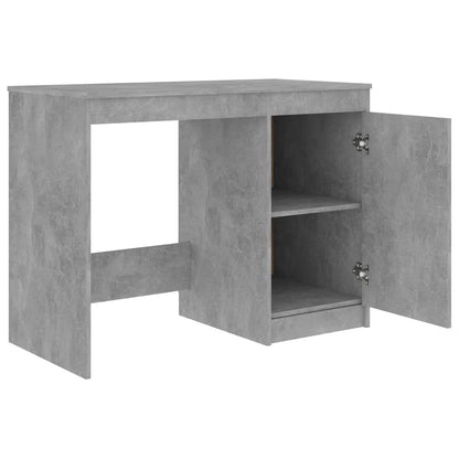Scrivania Grigio Cemento 140x50x76 cm in Truciolato | homemem39