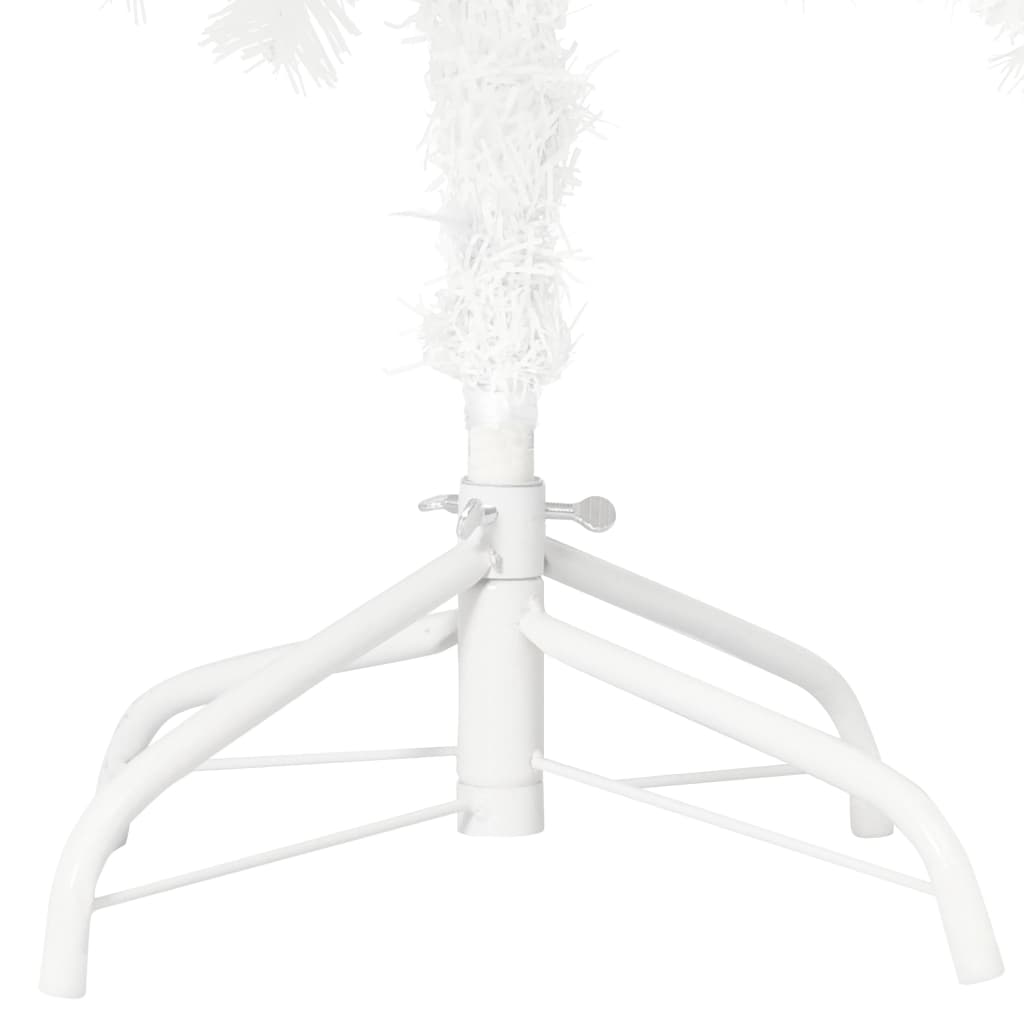 Albero di Natale Artificiale con Aghi Realistici Bianco 120 cm