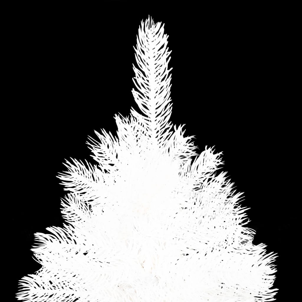 Albero di Natale Artificiale con Aghi Realistici Bianco 240 cm