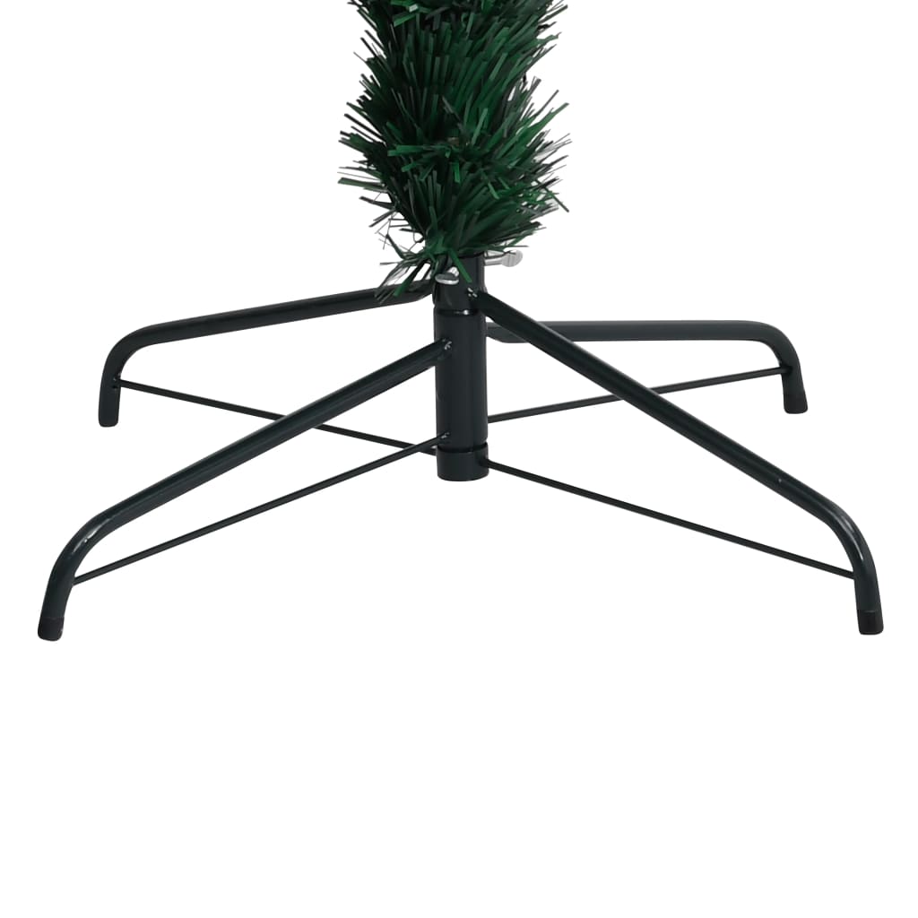 Albero Natale Artificiale con Supporto 120 cm in Fibra Ottica