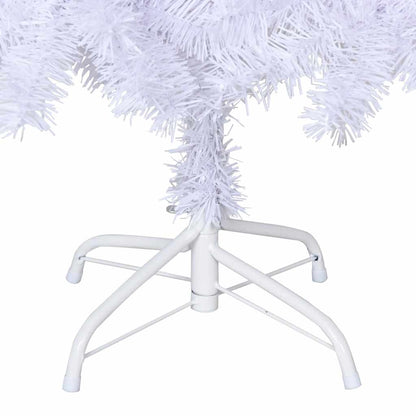 Albero di Natale Artificiale con Rami Spessi Bianco 150 cm PVC