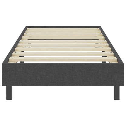 Letto a Molle Grigio Scuro in Tessuto 100x200 cm | homemem39