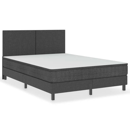 Letto a Molle Grigio Scuro in Tessuto 180x200 cm | homemem39