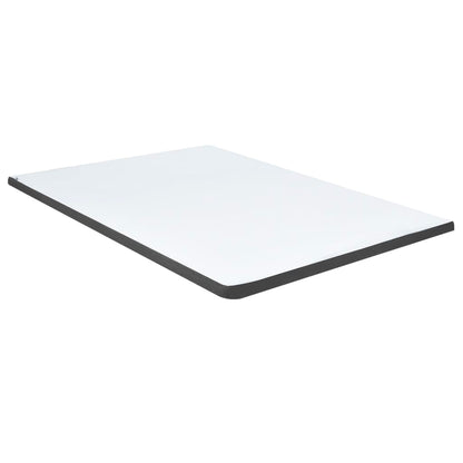 Letto a Molle Grigio Scuro in Tessuto 140x200 cm | homemem39