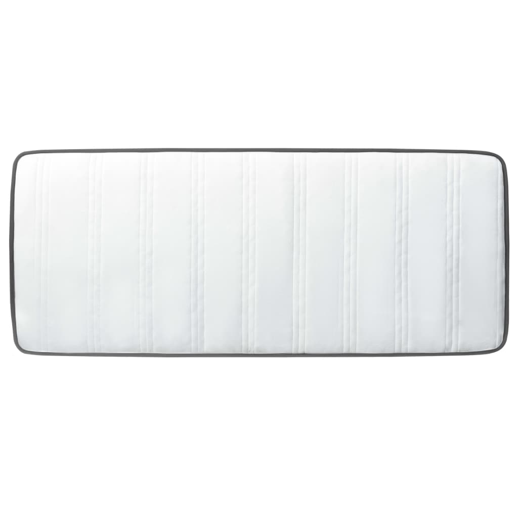 Letto a Molle Grigio Scuro in Tessuto 120x200 cm | homemem39