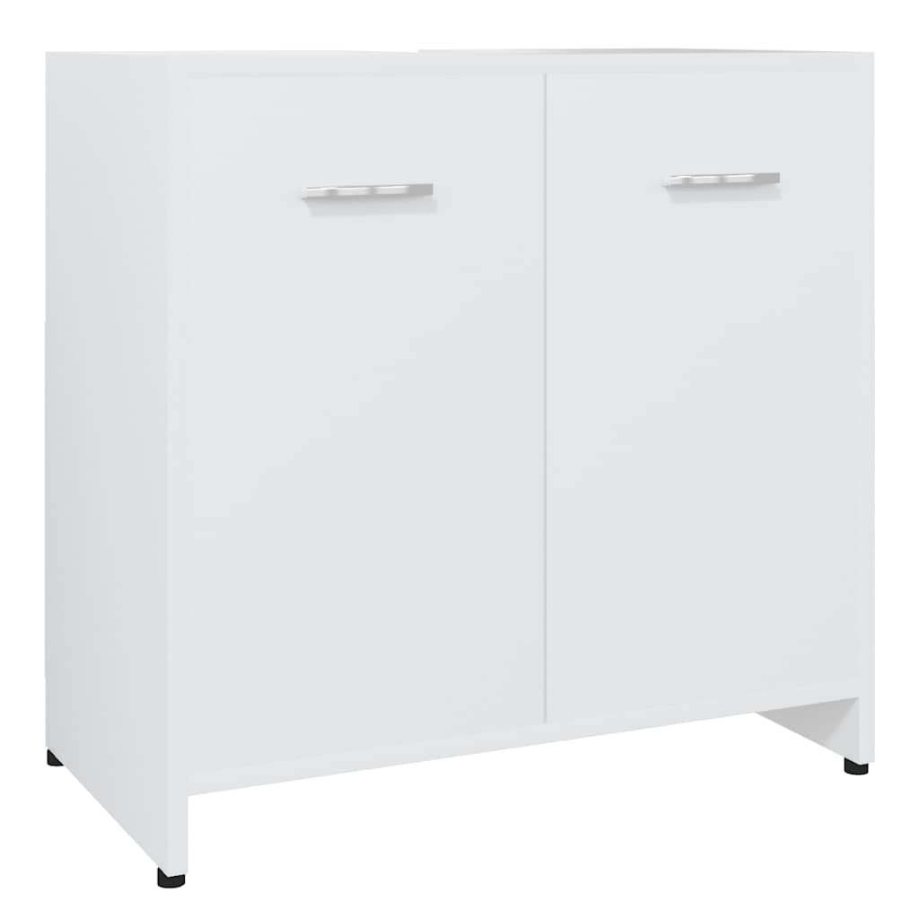 Armadio da Bagno Bianco 60x33x61 cm in Legno Multistrato - homemem39