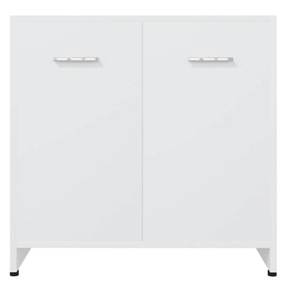 Armadio da Bagno Bianco 60x33x61 cm in Legno Multistrato - homemem39