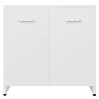 Armadio da Bagno Bianco 60x33x61 cm in Legno Multistrato
