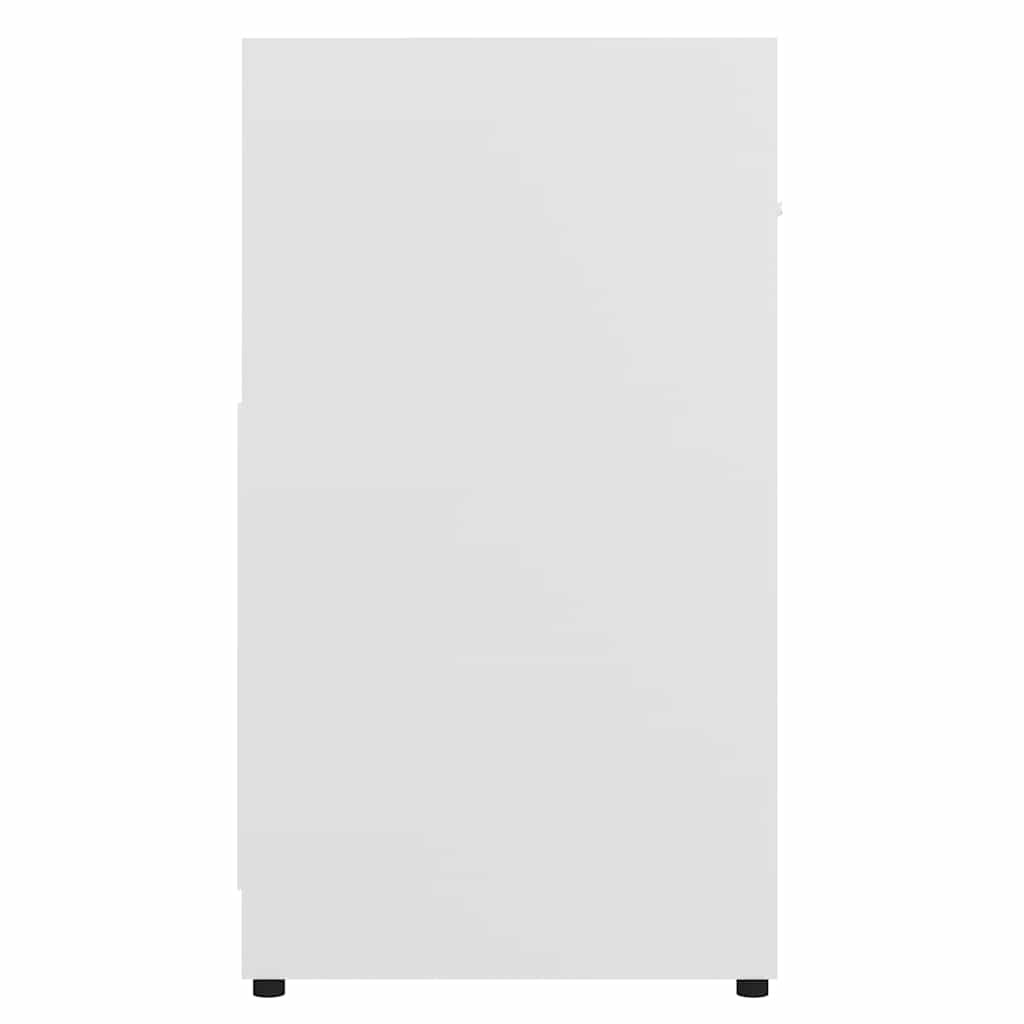 Armadio da Bagno Bianco 60x33x61 cm in Legno Multistrato