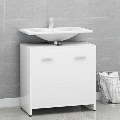 Armadio da Bagno Bianco 60x33x61 cm in Legno Multistrato - homemem39