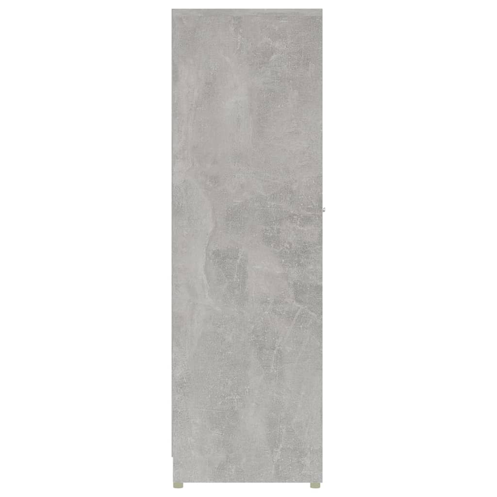 Mobile da Bagno Grigio Cemento 30x30x95 cm in Legno Multistrato | homemem39