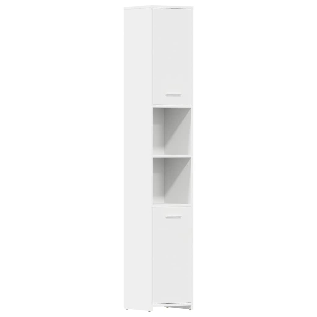 Mobile da Bagno Bianco 30x30x183,5 cm in Legno tecnico