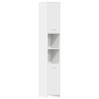 Mobile da Bagno Bianco 30x30x183,5 cm in Legno tecnico