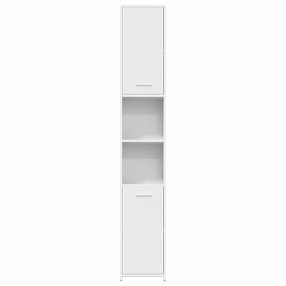 Mobile da Bagno Bianco 30x30x183,5 cm in Legno tecnico