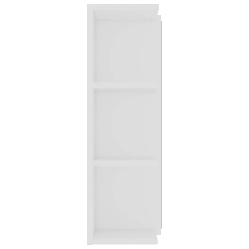 Armadio da Bagno Bianco 80x20,5x64 cm in Legno Multistrato