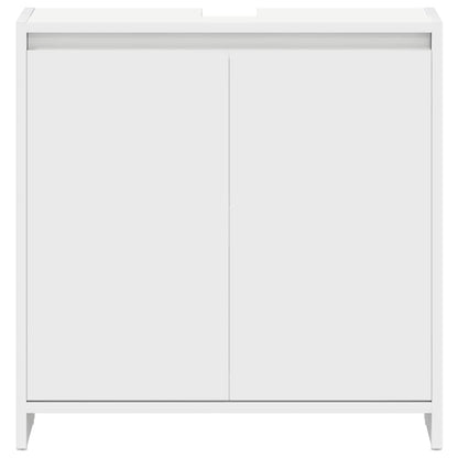 Mobile da Bagno Bianco 60x33x61 cm in Legno Multistrato | homemem39